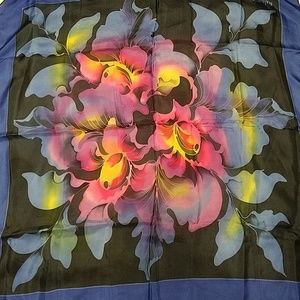 Tropical Floral Scarf